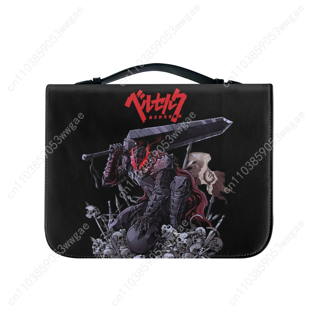 Berserk Anime Bible Bags Christian Gifts Personalized Covers Bible Pack Waterproof Leather Bag High Quality Pockets Package Case