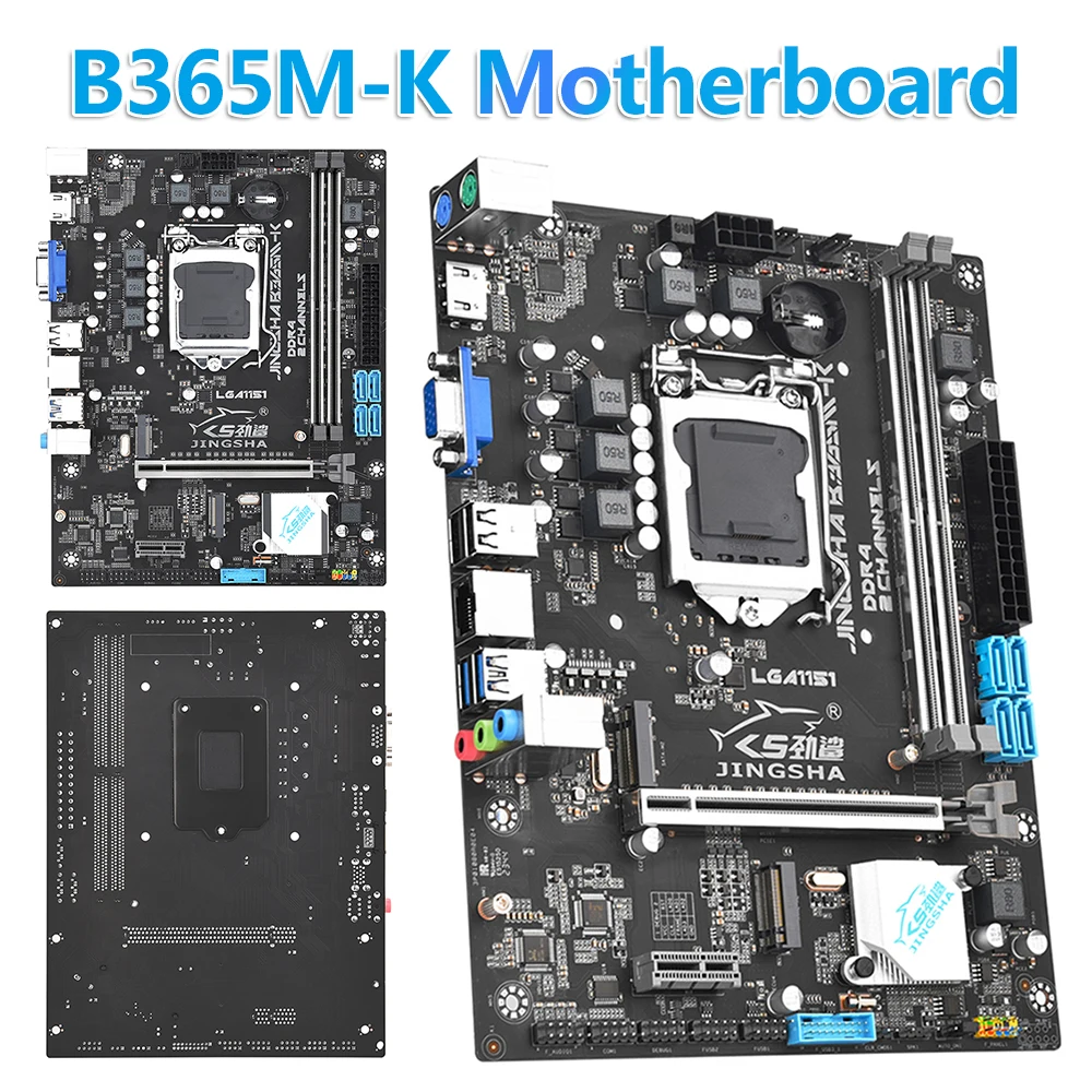 

B365M-K Mainboard M.2 NVME/NGFF 2280 LGA1151 Desktop Motherboard USB3.0/2.0 SATA3.0 Support for 9th/8th Gen Intel Core Processor