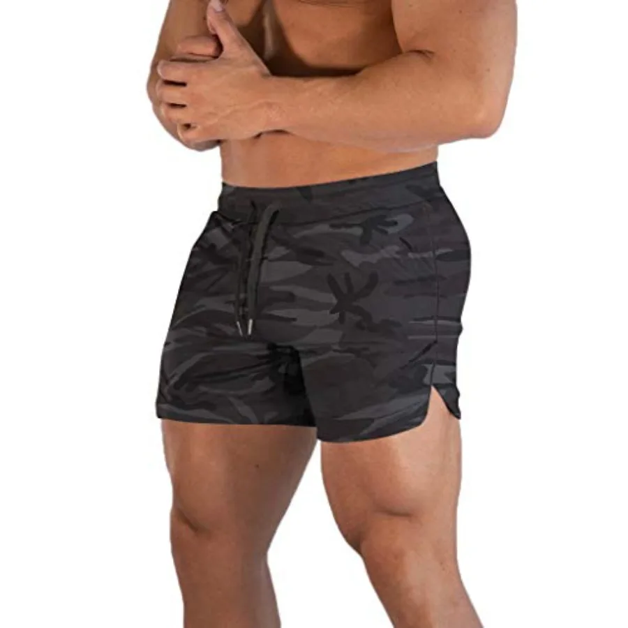 

FLYFIREFLY Men's Gym Workout Shorts Running Lightweight Athletic Short Pants Bodybuilding Training