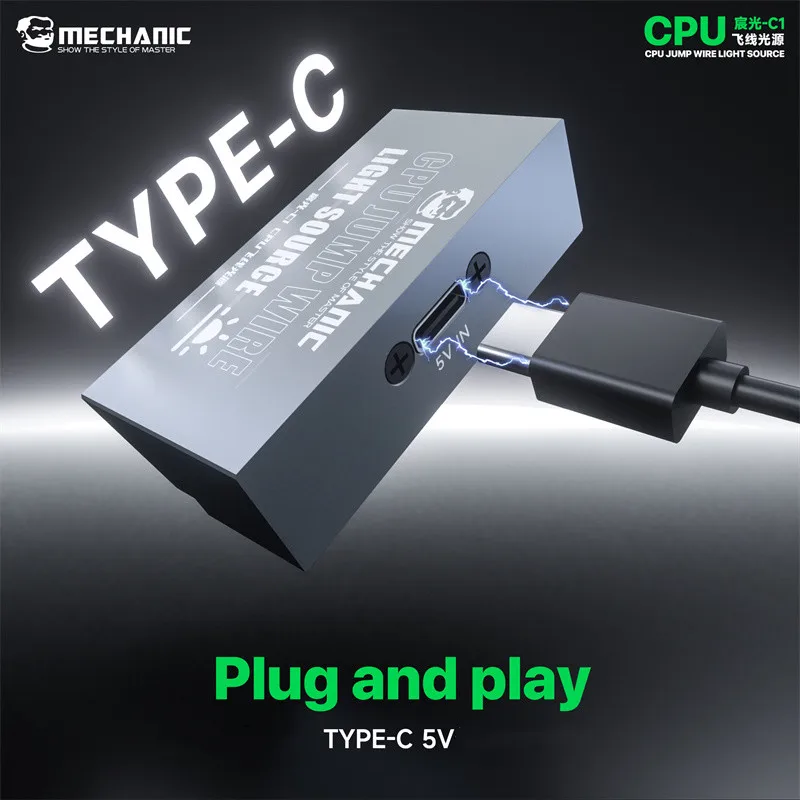 MECHANIC C1 CPU Fly Wire Illumination Lamp No Flicker High CRI Light For Precision Mobile Mainboard Chip Soldering Maintenance