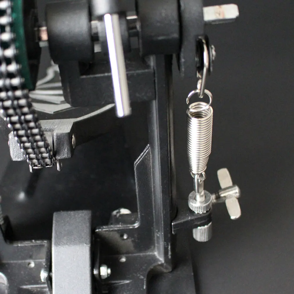 

1Set Upgraded Bass Drum Pedal Spring with D-Ring Tensioner Reliable Metal Spring for Drum Foot Pedal Parts Percussion Use