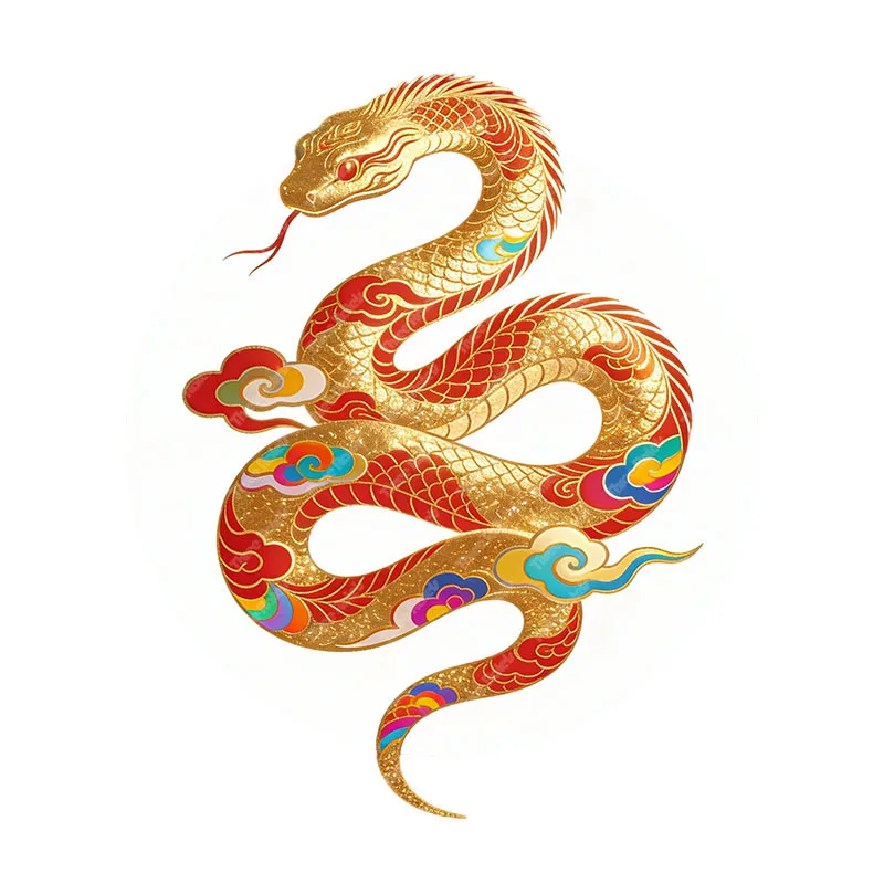 Three Ratels CEE60 Colorful giant snake personalized wall stickers for home decoration iPad decal car stickers
