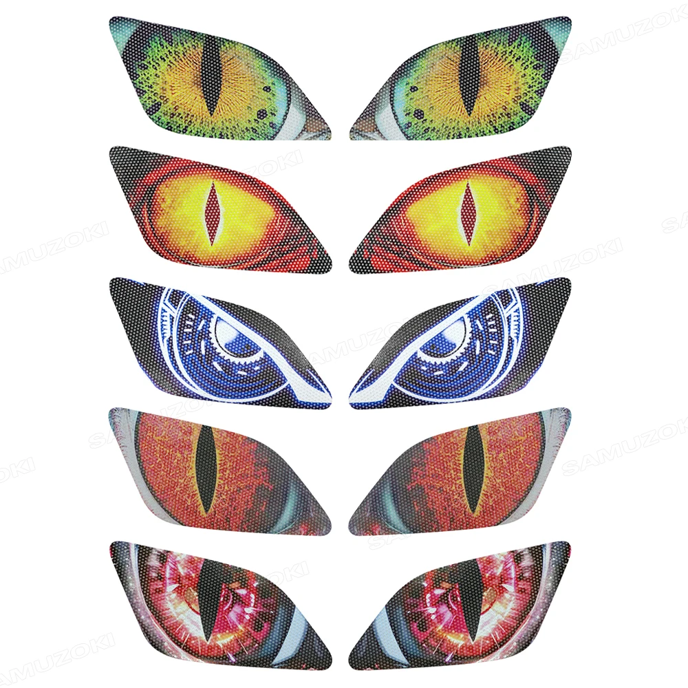 

Motorcycle Front Fairings Headlight Sticker Head Lamp Protection Guard Eyes Decals Fit for Suzuki Ozark 250 2002-2009 2012-2014