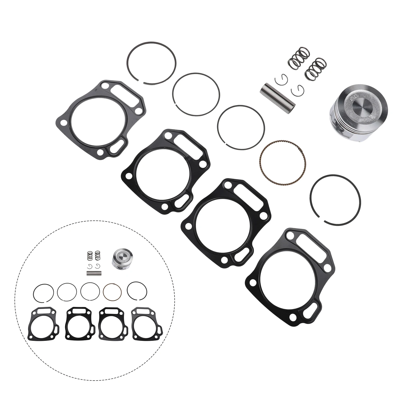 Powersport Activities High Compression Piston Easy Install Piston Kit Engine Upgrade Parts Perfect Fit For Predator Engines