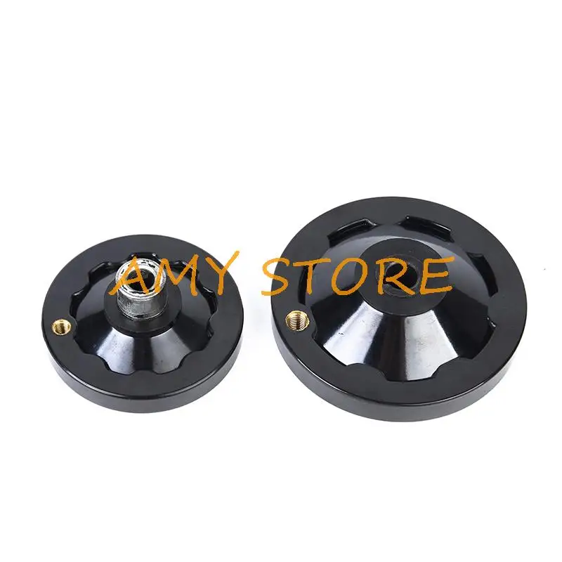 1Pc Handwheel Folding Revolving Handle Inside Ripple Corrugated Hand Wheel 63-200mm Diameter