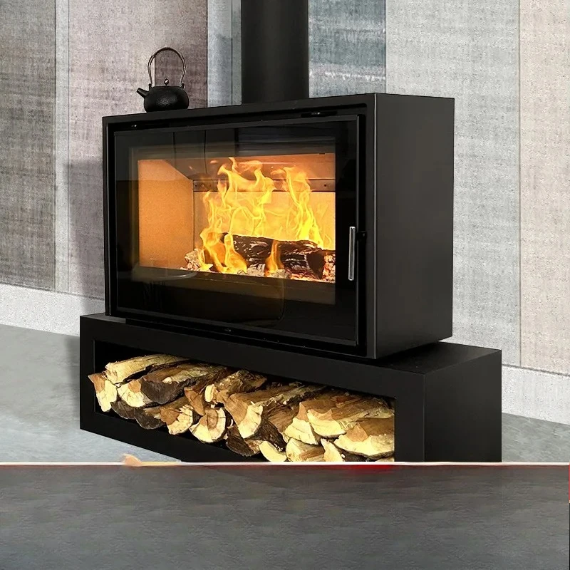 Factory Direct Sales Firewood Heating Household Rural Firewood Stove B & B Hotel Real Fire Fireplace