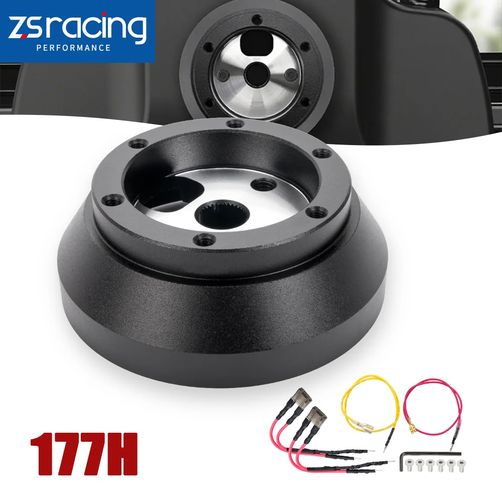 

ZSRA-177H быстроразъемный адаптер ступицы рулевого колеса с 6 болтами и короткими адаптерами для Chevrolet Silverado GMC Sierra Cadillac QR067 2006-2014 гг.