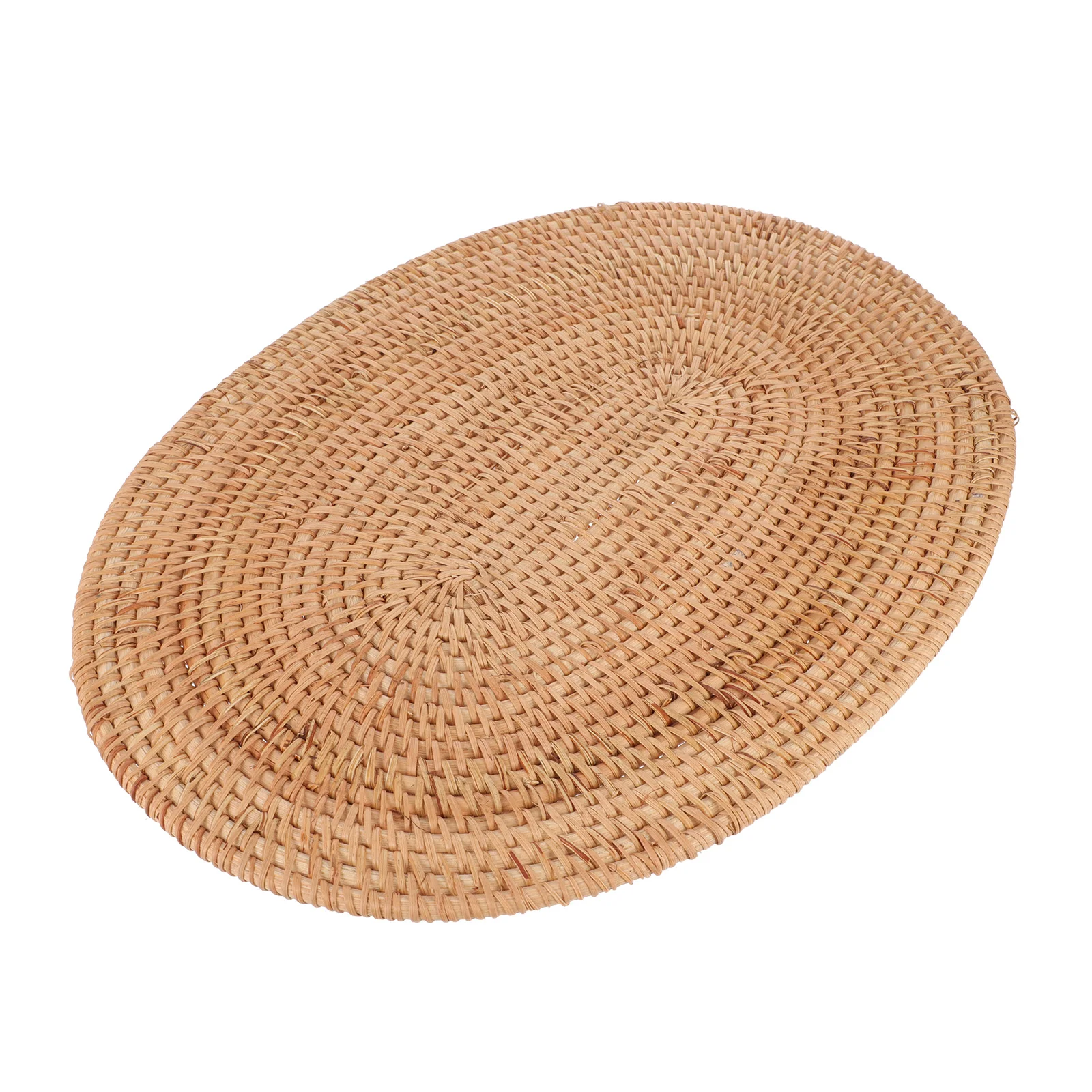 

Decorative Placemat Heat Insulated Pad Dining Table Supplies Oval Protective Mat Lightweight Tableware Mats