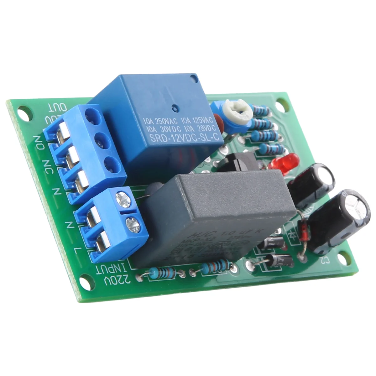 【CHYY HOT】220V relay board, power on, time delay, circuit module, corridor switch, stair light, D1B5