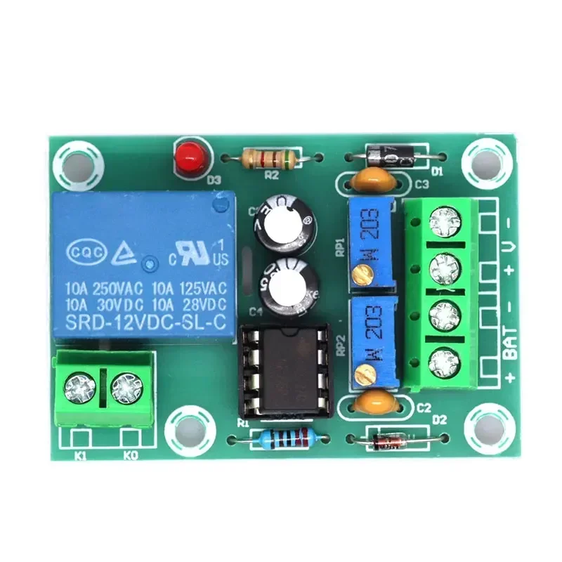 Automatic 12V Charger Power Management Board - Intelligent Voltage Regulation for Car Batteries and DIY Power Kits
