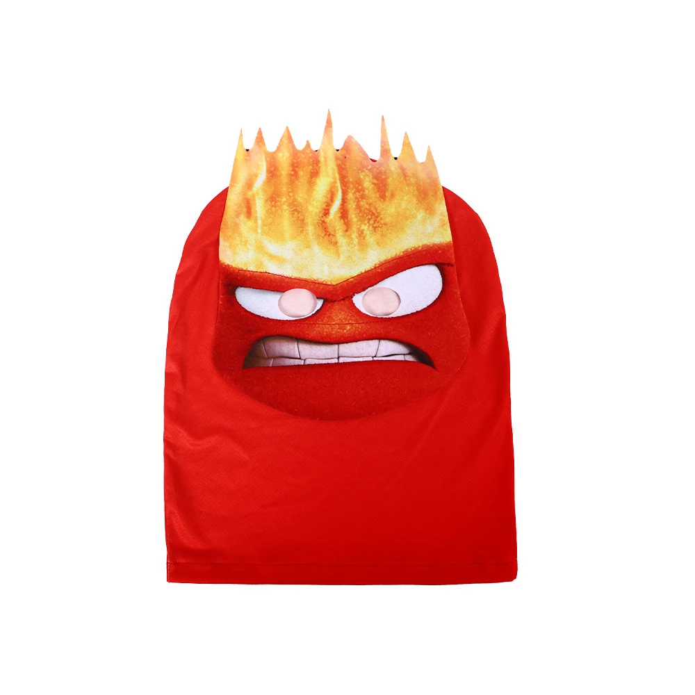 New 3D Printed Joy Mask Elastic Mesh Full Face Mask for Men Women Cosplay Headwear Disgust Anger Sadness Hood Hat Headgear image 4