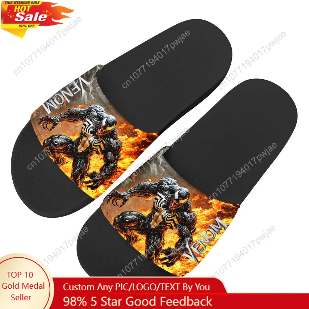 

Marvel Venom lippers Home Outdoor Casual Water Shoes Men Women Teenager Beach Pool Sandals Summer Slipper