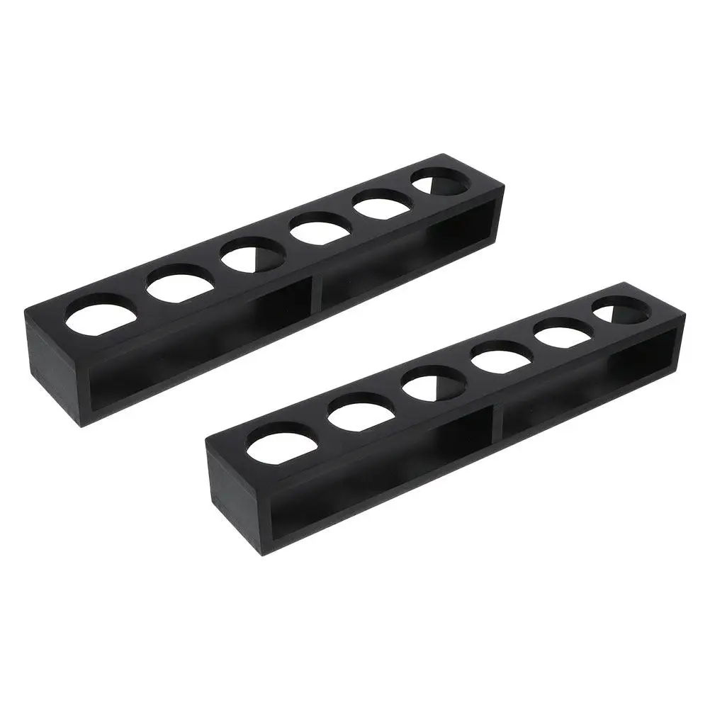 2Pcs Bullet Cup Rack Wooden Shot Glasses Holder Large Capacity Bar Party Organizer Glass Cup Storage Stand Drinking Glasses