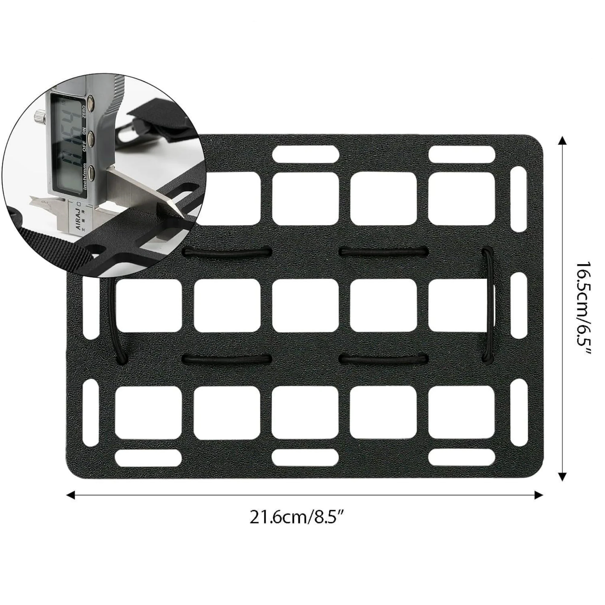 Car Seat Organizer Multifunctional Adjustable Tactical Seat Back Mesh Organizer Tactical Molle Panel Car Interior Accessories