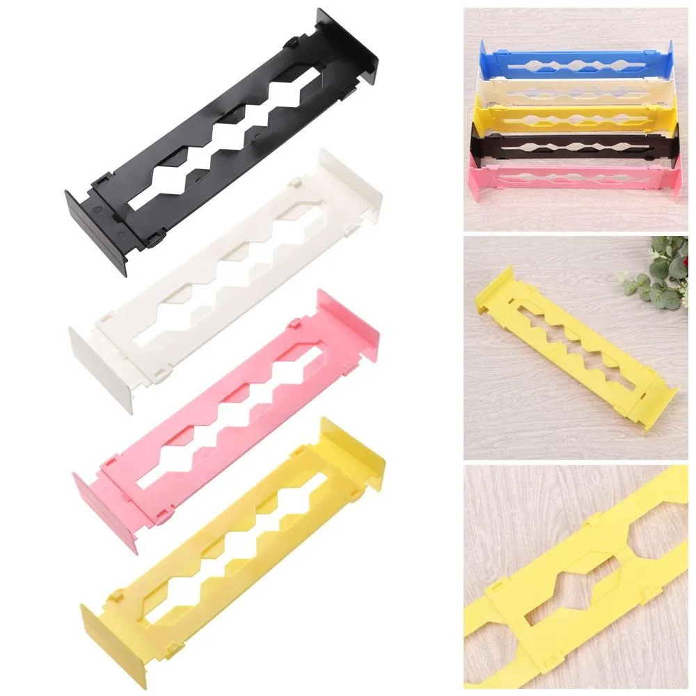 New Retractable Separation Board DIY Plastic Storage Rack Adjustable Non-porous Drawer Divider Closet