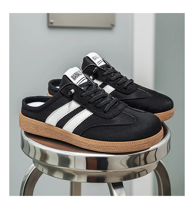 Modische Halbschuhe für Herren, Sommer-Slipper, große Größe 48, Herren-Freizeitschuhe, bequeme Slip-on-Sneaker für den Außenbereich, Herren-Mules – Detail 23