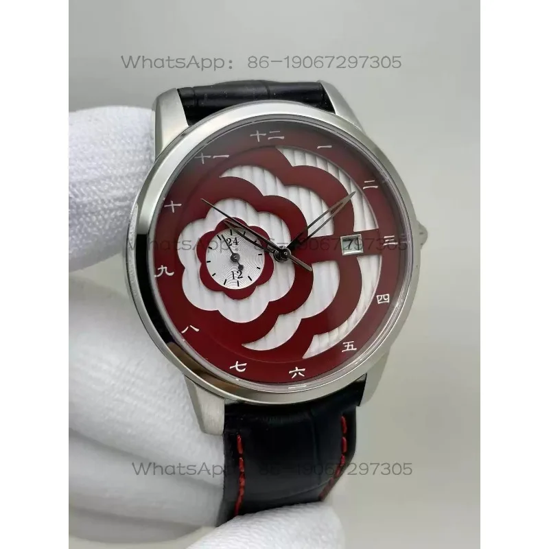 Plum blossom dial, single calendar Chinese character version fully automatic mechanical watch