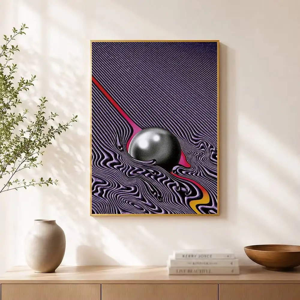 Currents T-Tame I-Impala Poster High Quality Dorm Living Room Aesthetic Wall Decoration Painting Stickers Gift