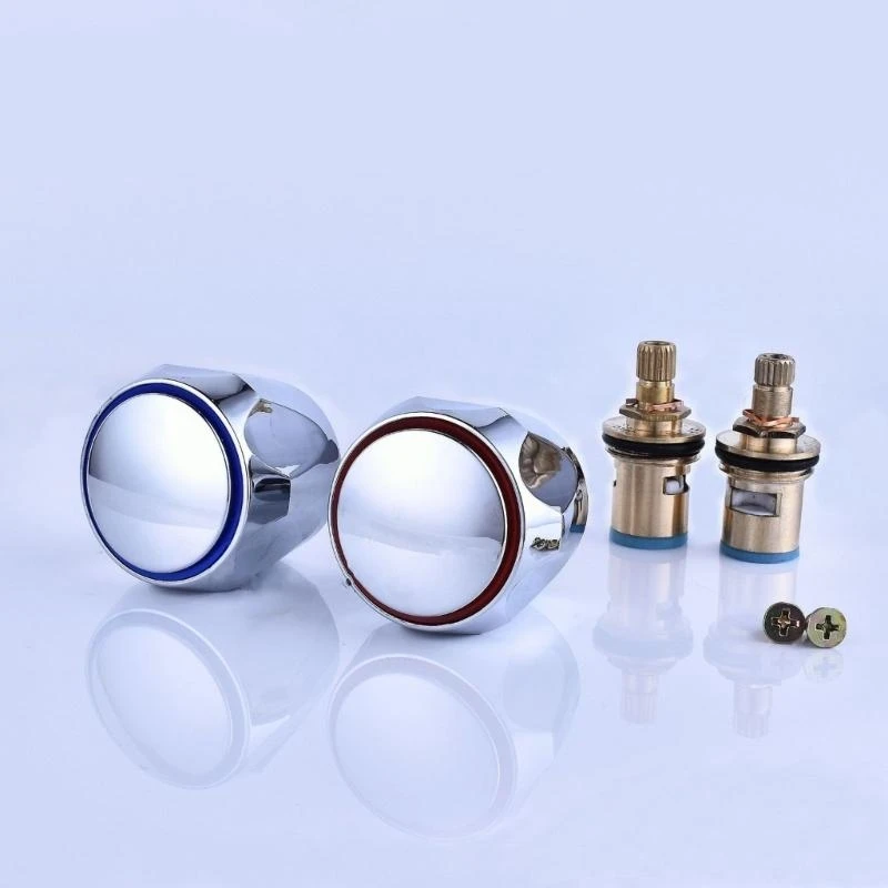Ergonomic Bath Faucet Handles Bathroom Faucet Knob Set for Comfortable Grip