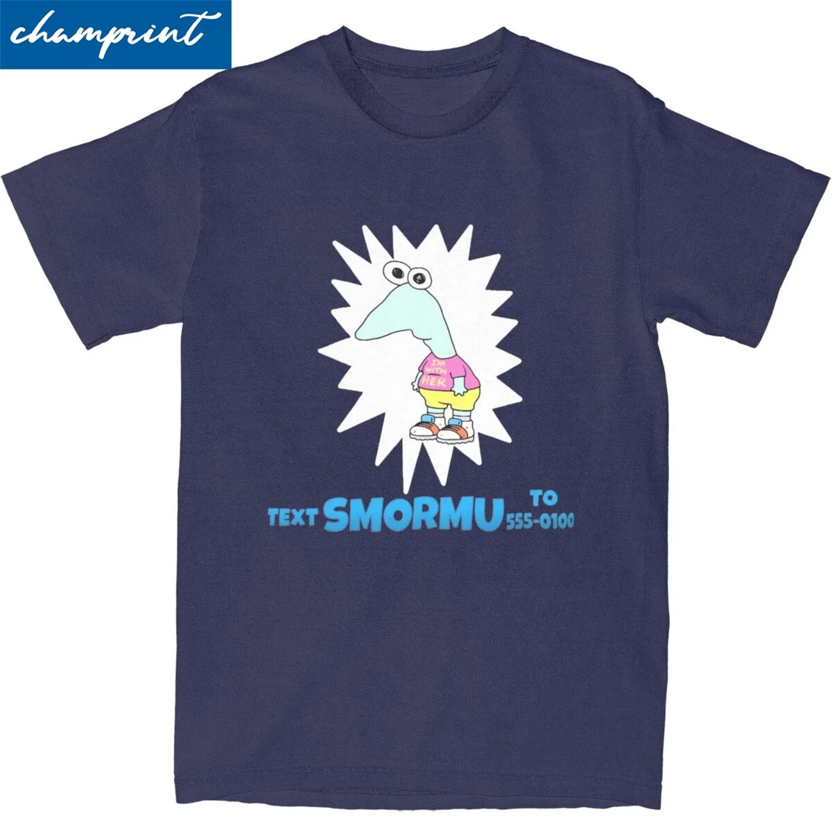 SMORMU Smiling Friends T-shirt per uomo donna novità Cotton Tees girocollo magliette a maniche corte nuovo arrivo abbigliamento