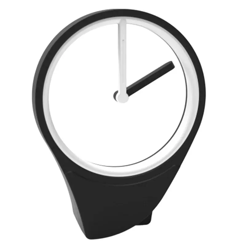 VEHO-Floating Clock No Dial Design Minimalist Desktop Aesthetic Ornament Modern Home Decoration For Office Living Room Gift A