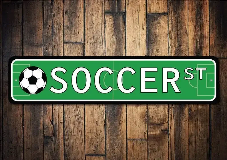 Soccer Sign, Soccer Decor, Soccer Player, Soccer Lover, Sport Decor, Kid Room Decor, Soccer Life, Soccer Ball