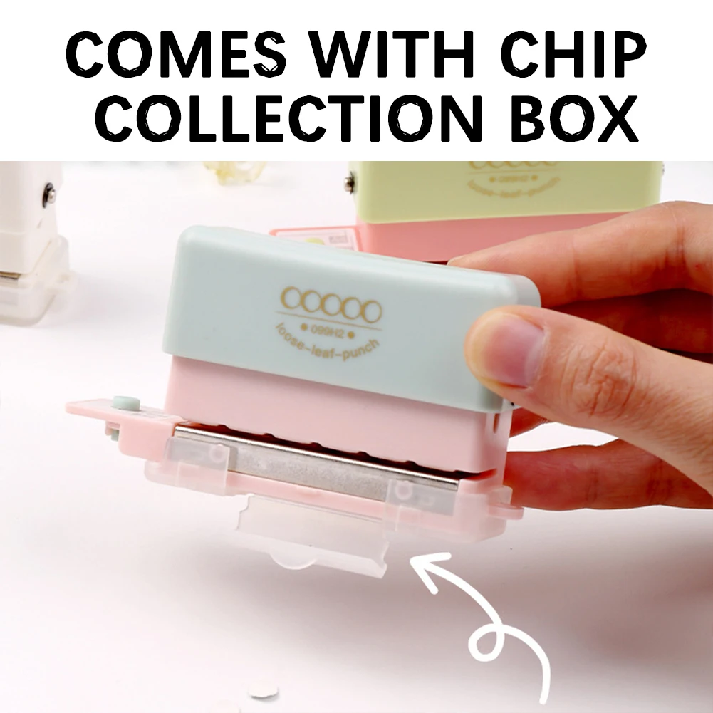 Ручной мини-перфоратор A4/30 отверстий A5/20 отверстий B5/26 отверстий Дыроколы для бумаги для поделок из бумаги