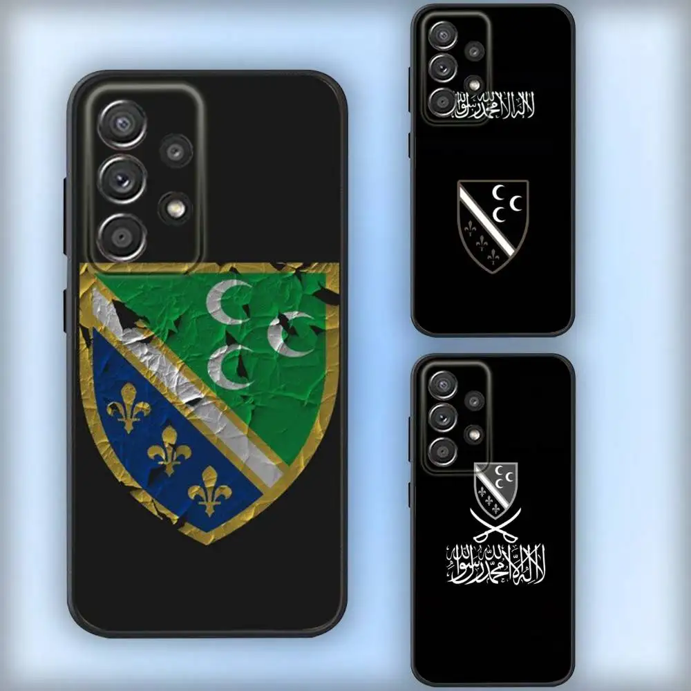 

S-Sandzak Flag Phone Case For Samsung S25,S24,S21,S22,S23,S30,Ultra,S20,Plus,Fe,Lite,Note,10,9,5G Black Cover