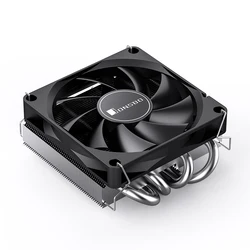 JONSBO HP-400S Pressure Profile CPU Radiator 4 Heat Pipe 9CM Fan Ultra-Thin Radiator Suitable ITX Small Case Processor Cooler