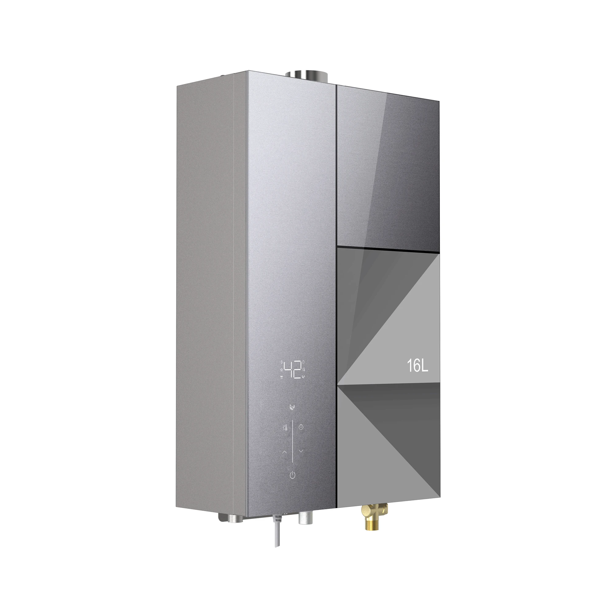 16-22L Instant Shower Water Heater Gas Bathroom Wall Heater Induction Hot Water Heating Device