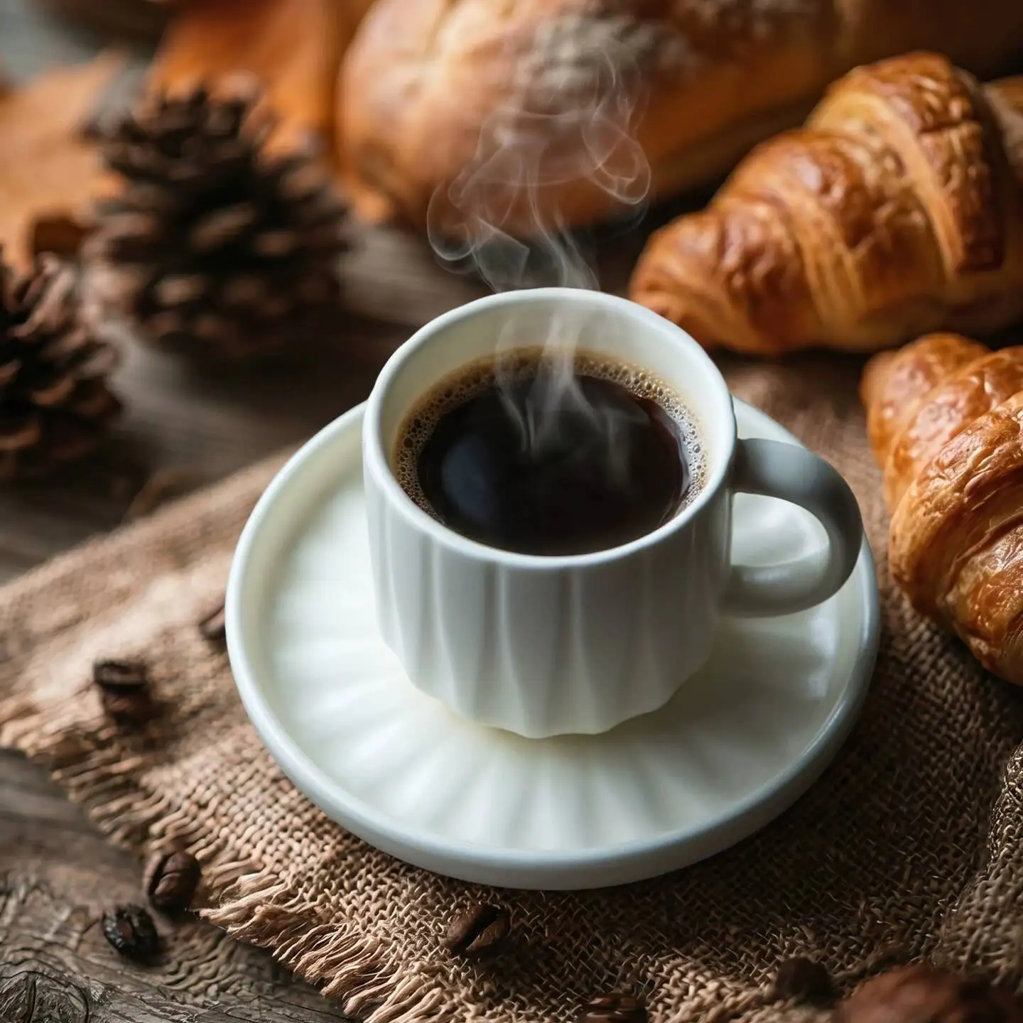 Ceramic Professional Italian Espresso Cup Set, Small Capacity Espresso Japanese Style Cup, High-end and Exquisite 90ml