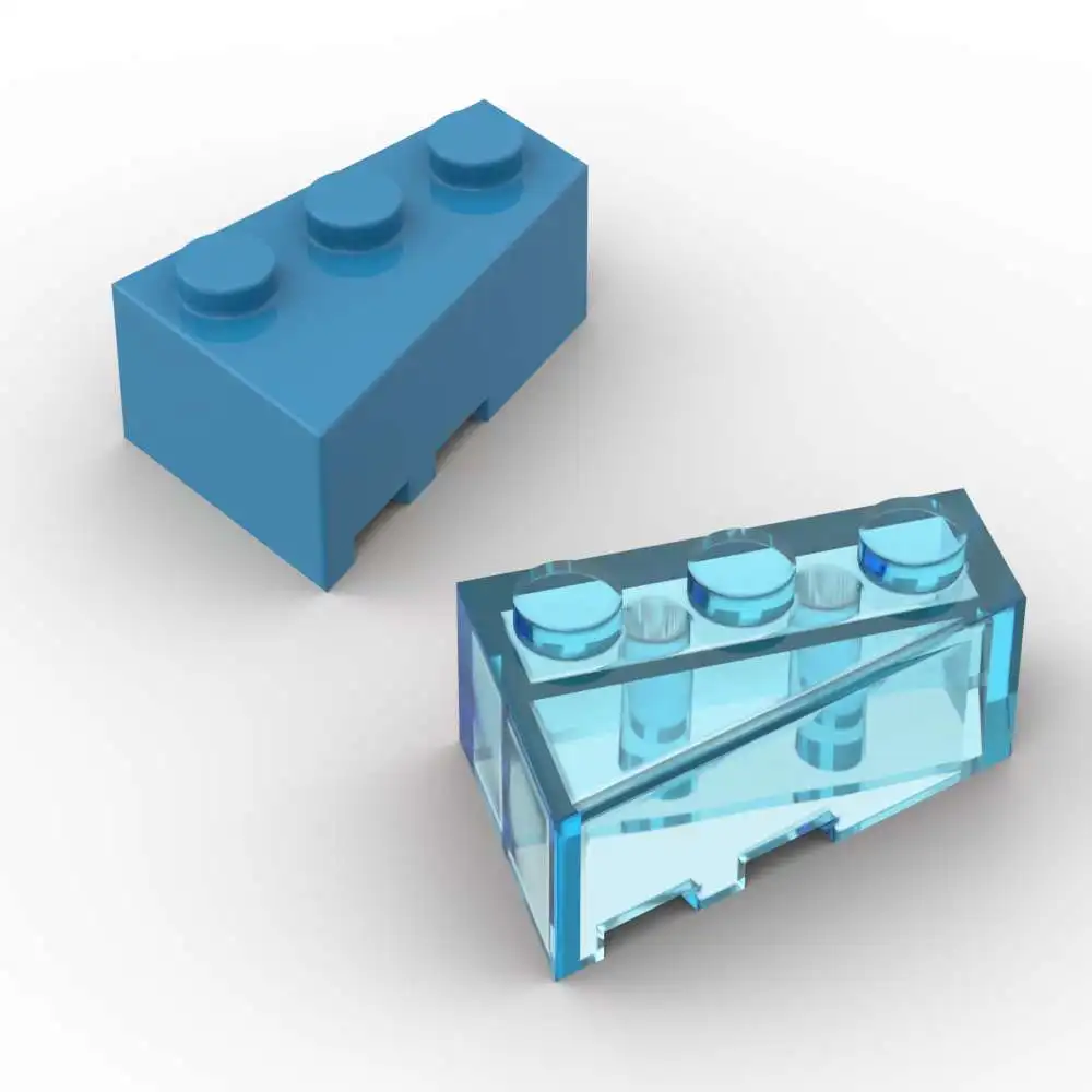 

MOC 10PCS Part Bricks 6564 Wedge 3x2 Building Blocks Set Right Connector Educational Particle Puzzle DIY Toys Birthday Kid Gifts