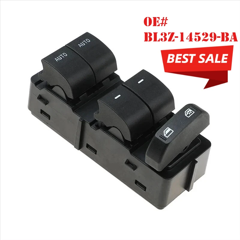 Car Power Window Control Switch Button Accessories For Ford F-150 Lincoln Mark LT 2011-2014 LHD BL3Z-14529-BA