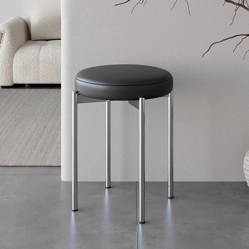 

Modern Minimalist Dining Stool Nordic Luxury Design Restaurant Stool Stackable Portable Restaurant Furniture Silla Comedor FYDS