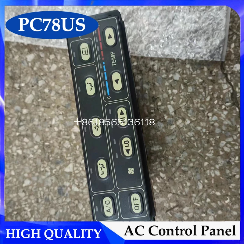 High Quality PC75US PC78US PC128US PC138US PC228US Air Conditioner Control Panel for Komatsu Parts