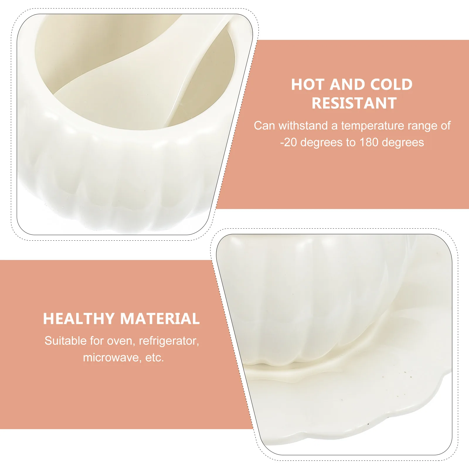 

1Set Pumpkin Shaped Soup Bowl Ceramic Food Container with Lid Steamed Food Oven Microwave Refrigerator Safe Pumpkin Bowl