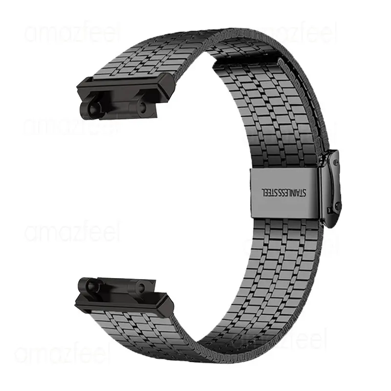 Stainless Steel Watchband For Amazfit T-Rex 2 Metal Strap For Amazfit T Rex Pro/T Rex2 Wrist Band for amazfit t-rex pro Bracelet