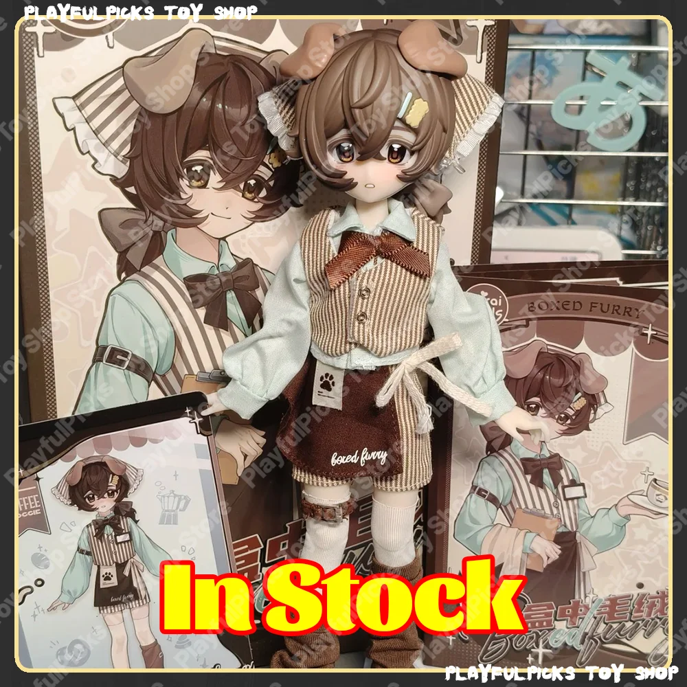 In Stock BoxedFurry 1/8 BJD Blind Box Articulated Doll Trendy Toy Desktop Ornament Collectible Figure Birthday Gift