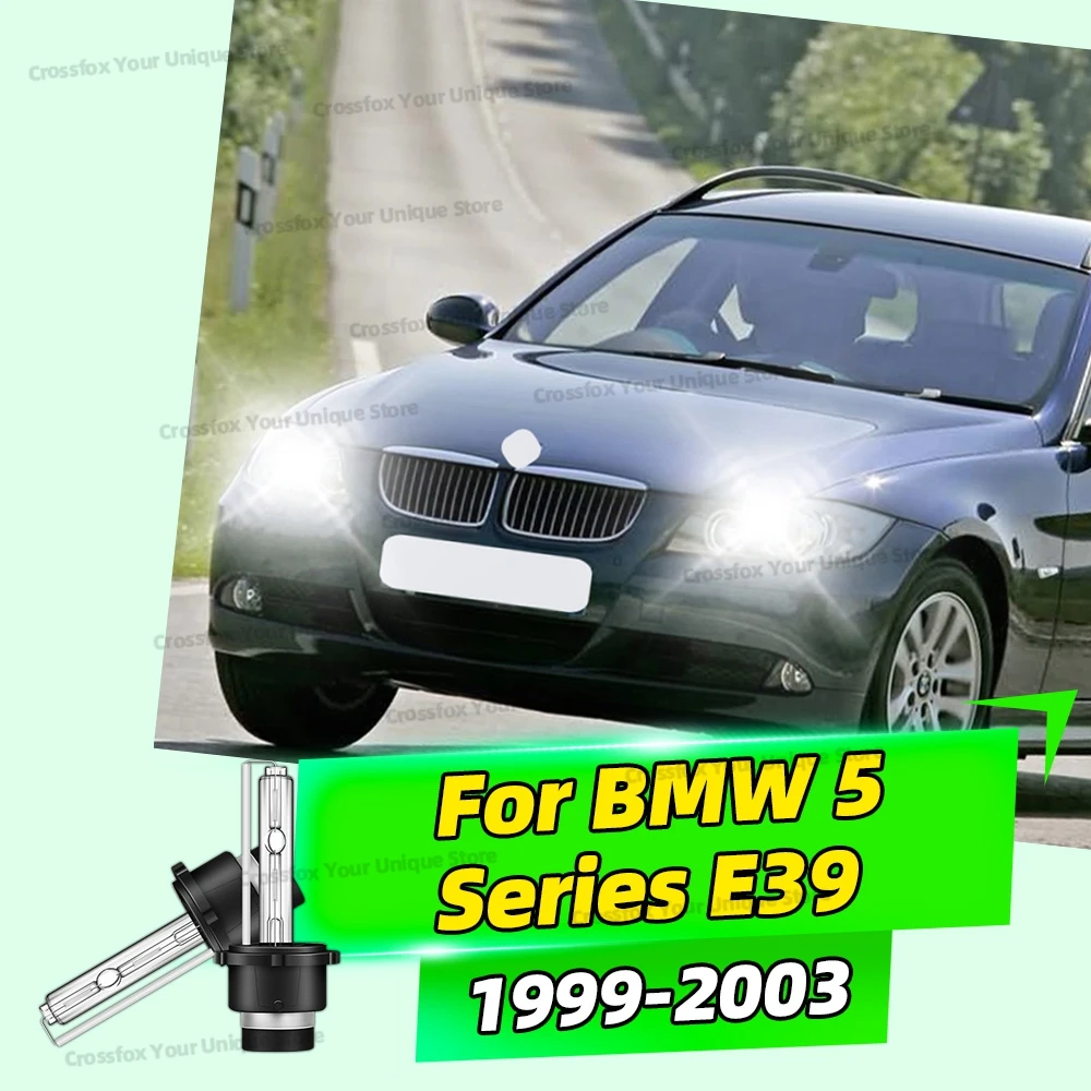 

2Pcs HID Xenon D2S 6000K 8000K 10000K Headlights 35W For BMW 5 Series E39 1999-2003 M3 E46 M5 E39 E60 E61 M6 E63 E64 Z4 E85 E86