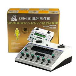 Electro Acupuncture Stimulator Machine Nerve and muscle Electroacupuncture therapy 6waveforms 6 Output EMS Massager