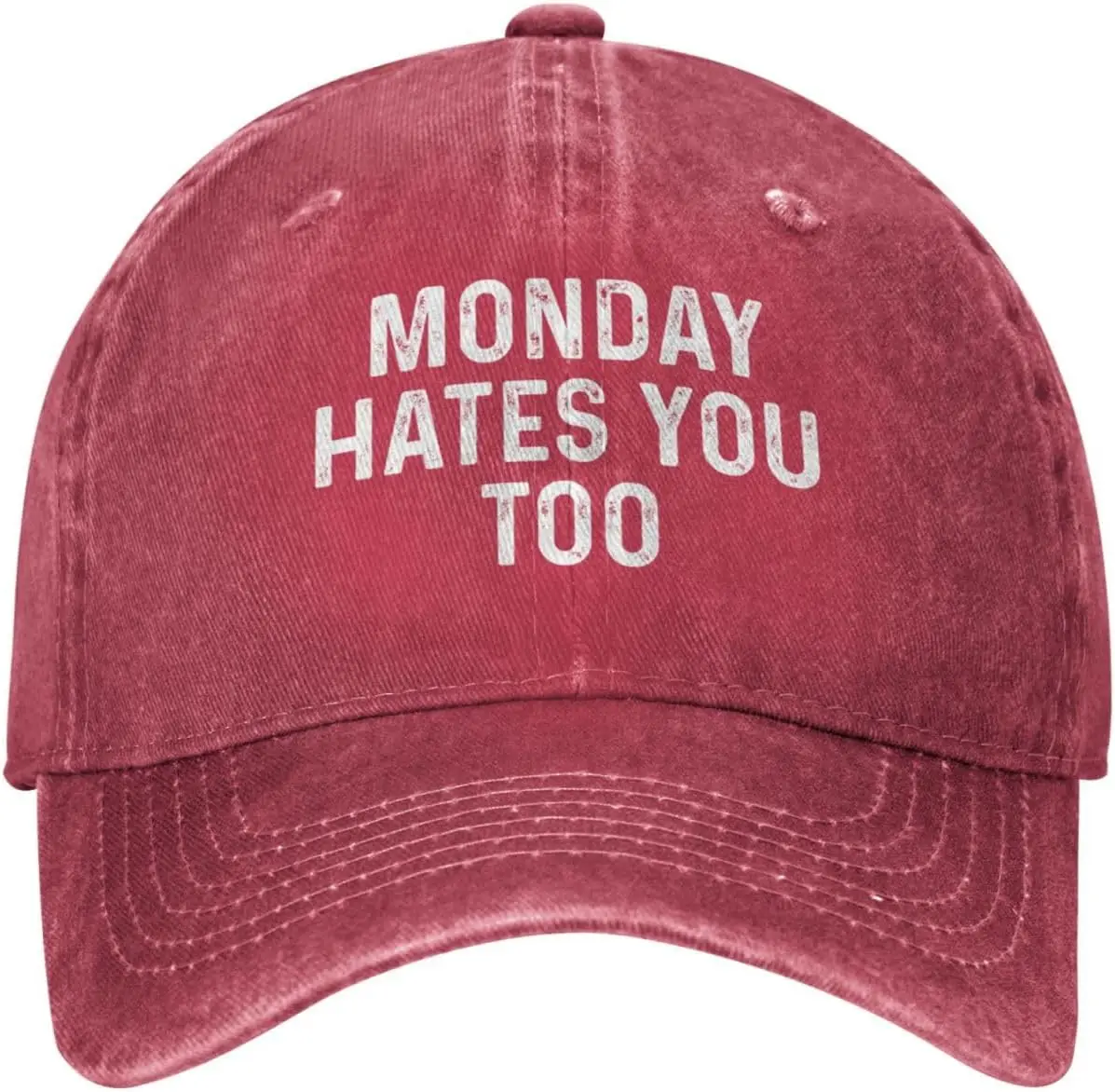 Monday Hates You Too Hat for Women Baseball Hats Cool Caps