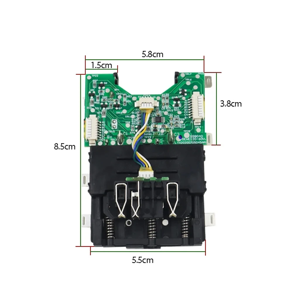 Imagem -02 - Li-ion Bateria Carregamento Proteção Circuito Board Dcb606 Bateria de Lítio 60v Dcb609