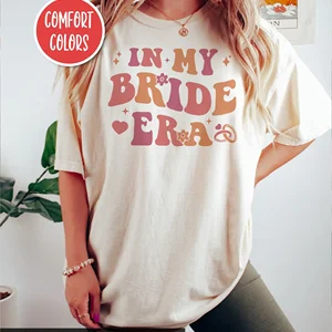 في عروسي كان تي شيرت ريترو أمي رائعة حفلة توديع العزوبية باكلوريت ملابس حفلة الزفاف ملكة جمال للسيدة. أعلى 10 مبيعات هنيت حزب تي شيرت - No2