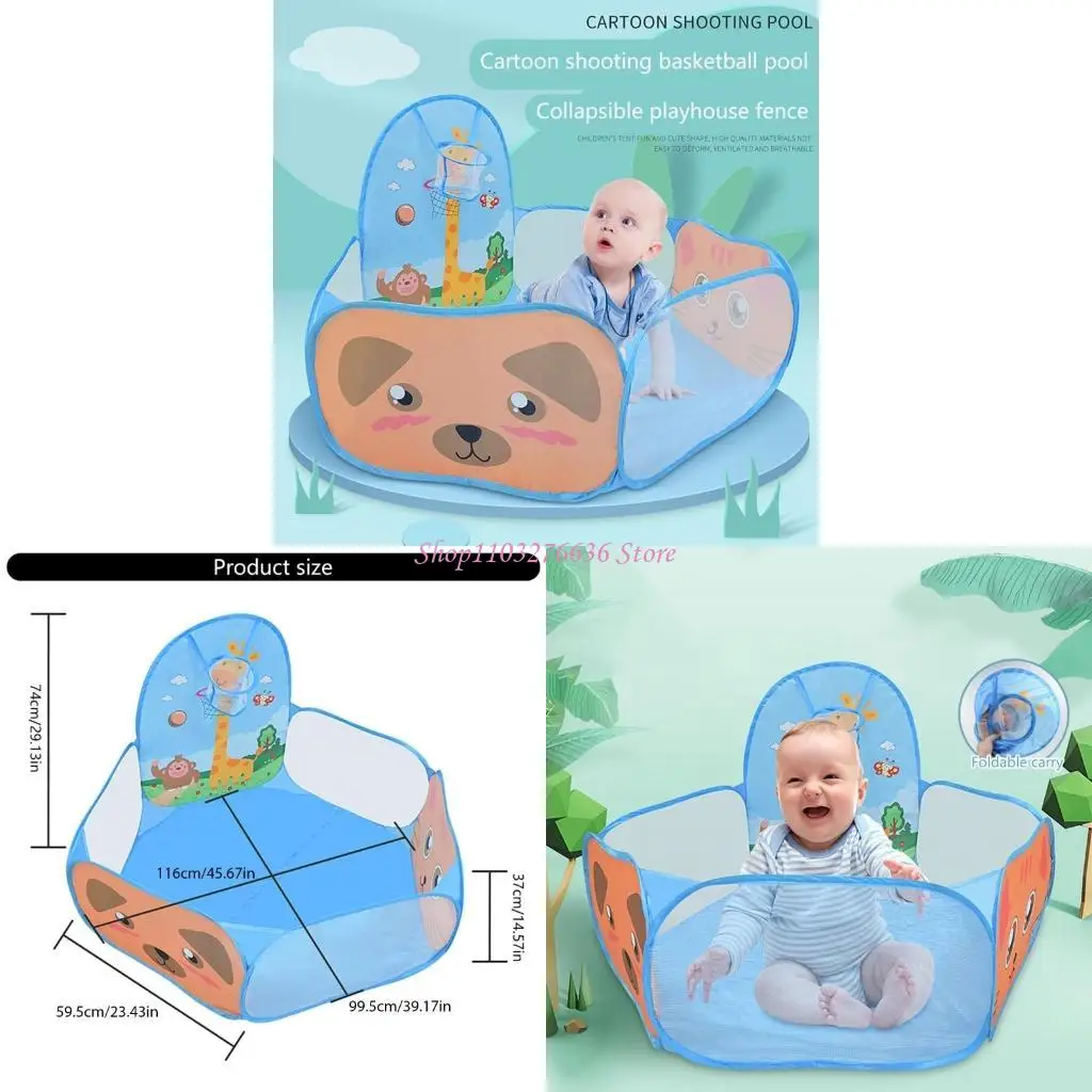 R6FD Playhouse Ball Ttura bola para Playpen para bebés interior y aire libre