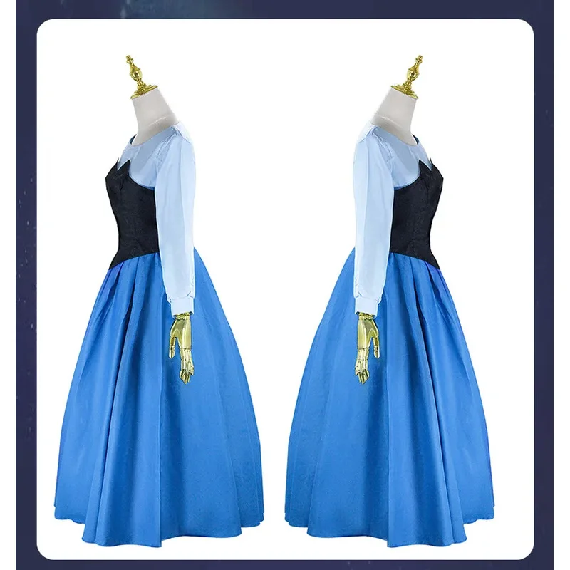 Costume Ariel Dress Gown Cosplay For Girls Women Halloween Carnival Stage Performance Wear Disguise Costumes Adult 5ftu^ 5ftu^