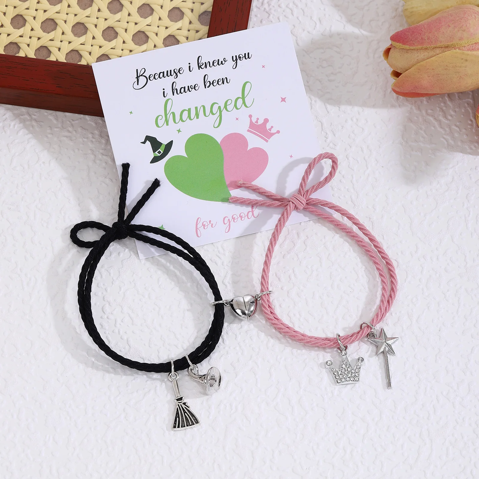 Neues Design Magic Stick Hut Krone passende Armbänder für Frauen Mode handgefertigte Perlenarmbänder BFF Freundschaftsschmuck Geschenke – Detail 13