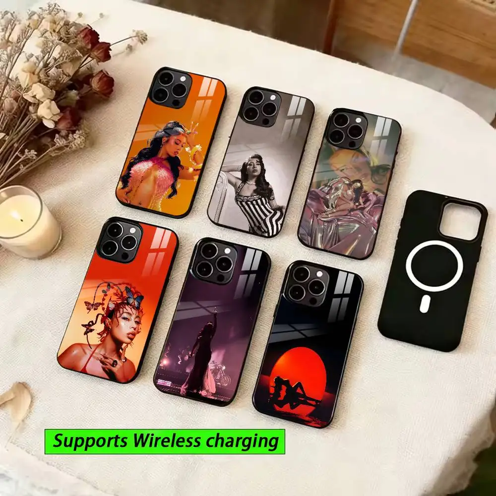 

Singer Kali U-Uchis-Sincerely Phone Case For iPhone15,16,17,14,13,12,11 Plus,Pro Magnetic For Wireless Charging