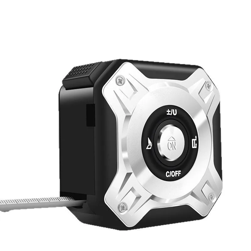 2-In-1 Tape Measure Infrared Electronic Measure High Precision Ranging Measuring Instrument Laser Rangefinder Tape Measure