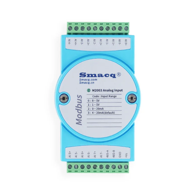 

Modbus Data Acquisition Card Analog Voltage and Current Acquisition Module 4-20mA TCP Network Port 485 Interface RTU