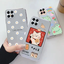 Case For Honor X8 4G 5G HonorX8 X6 X 6 Phone Cover Soft Shockproof Bumper Silicone Fundas For Huawei Honor X8a X8b X8c TPU Clear
